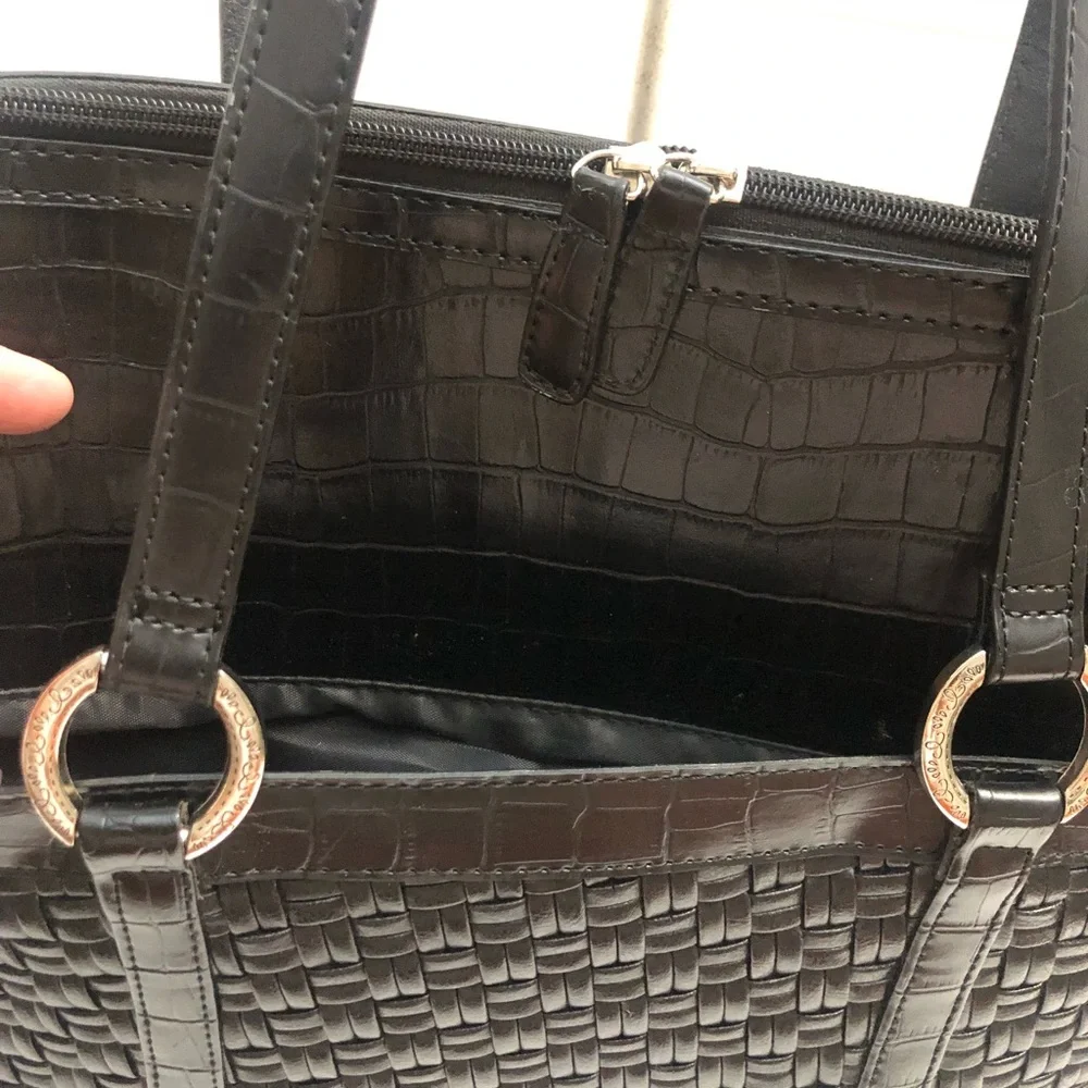 Coldwater Creek black woven